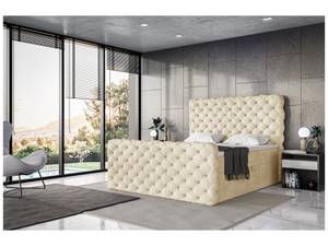 Boxspringbett Duke Beige - Breite: 146 cm - H3