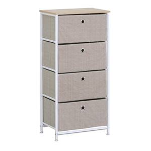 Chiffonnier RE6752 Blanc - Bois massif - 30 x 92 x 45 cm