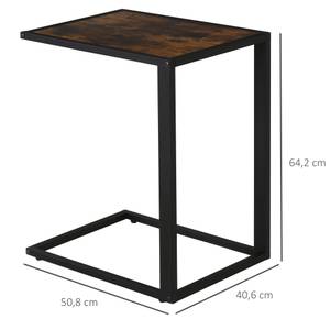 Beistelltisch Couchtisch 833-194BN Braun - Holzwerkstoff - 36 x 68 x 56 cm