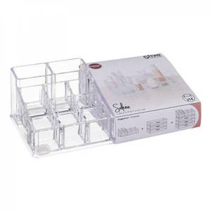 organiseur 14comp acry selena, transpar Matière plastique - 23 x 7 x 13 cm