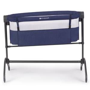 Babybett Blau - Polyrattan - 52 x 77 x 85 cm