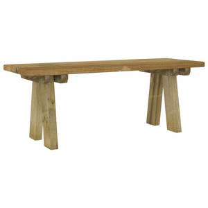 Gartenbank 3014958 Braun - Massivholz - Holzart/Dekor - 110 x 45 x 38 cm