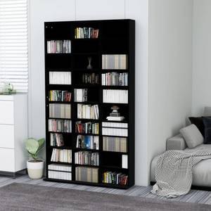 Armoire à cd 3002090 Noir - 16 x 177 cm