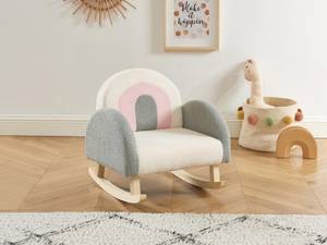 Rocking chair ESLIDA Gris - Textile - 50 x 50 x 50 cm