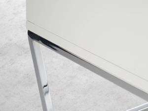 Sideboard in Weiß und Stahl Weiß - Holzwerkstoff - Metall - 180 x 80 x 45 cm