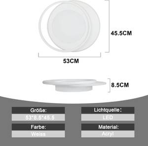 LED Deckenleuchte Sonnensystem Weiß