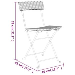 Bistrostuhl 3017849-1 (2er Set) Braun