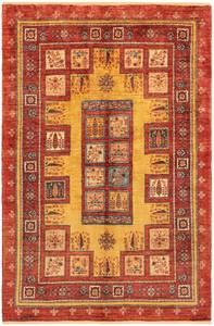 Teppich Kashkuli CXCVIII Rot - Textil - 107 x 1 x 165 cm