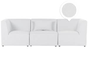 Modulsofa LEMVIG 3-tlg Cremeweiß - Weiß - 250 x 83 cm