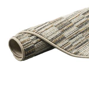 Streifenberber Teppich Stripes Rund Beige - 200 x 200 cm