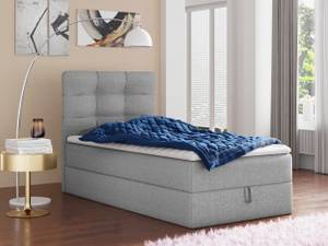 Boxspringbett Best Mini Grau - Breite: 120 cm