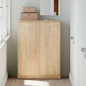 Mehrzweckschrank BRI-6078 Braun - Holz - Weiß