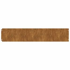 Bordure de pelouse (lot de 10) 3033220 Marron - Métal - 1 x 20 x 103 cm