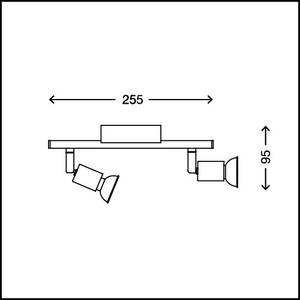 LED Deckenleuchte 30-01-02-T 7 x 10 x 26 cm