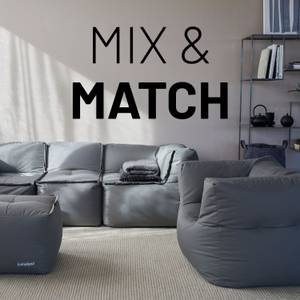 Sitzsack-Sofa Mittelstueck Grau