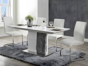 Table extensible EREN Gris - Bois manufacturé - 90 x 75 x 200 cm