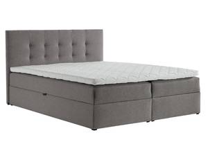 Boxspringbett TREZO 2 140 LS98 Grau Grau - Holzwerkstoff - 146 x 104 x 206 cm