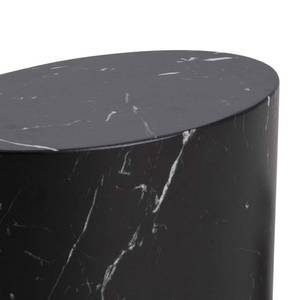 Table d'appoint Equicola Noir - Papier - 33 x 40 x 48 cm