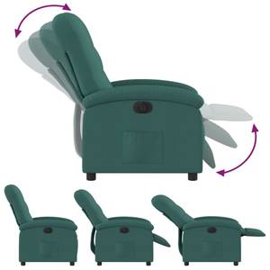 Fauteuil inclinable électrique 3032264-4 Vert foncé