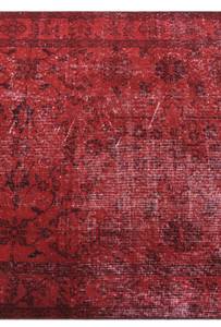 Tapis Ultra Vintage DCCXLVI Rouge - Textile - 112 x 1 x 206 cm