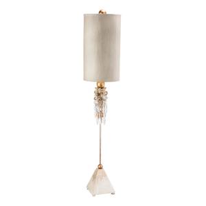 Lampe de bureau ARIUK Beige - Métal - Textile - 20 x 102 x 20 cm