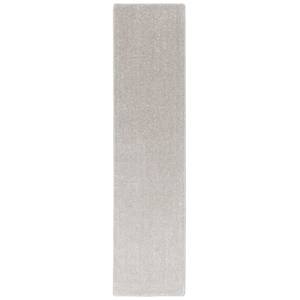 Hochflor Velours Teppich Läufer Mona Silber / Grau - Silbergrau - 100 x 400 cm