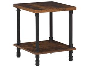 Table de chevet VERIL Noir - Marron - Bois manufacturé - 48 x 55 x 48 cm