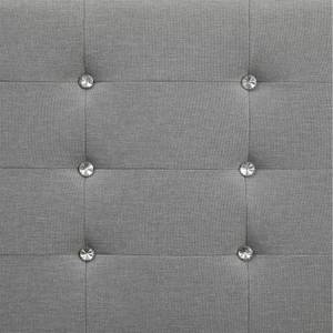 Polsterbett OKLAHOMA Grau - Textil - 128 x 86 x 215 cm