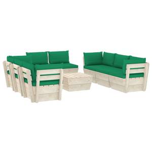 Garten-Lounge-Set (9-teilig) 3016490-22 Grün