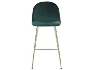 Tabouret de bar ARCOLA Vert émeraude - Doré - Vert