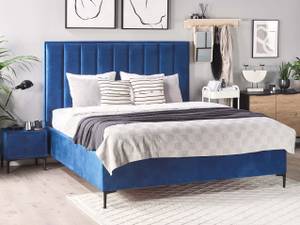 Set de chambre SEZANNE Noir - Bleu - Bleu marine - Largeur : 170 cm