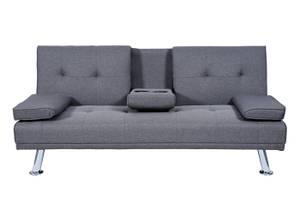 3er-Sofa F60 Anthrazit - Textil