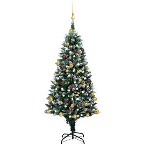 Arbre de noël Bronze - Doré - Vert - Blanc