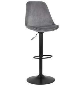 Tabouret De Bar MIKE Noir - Gris