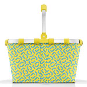 Einkaufskorb carrybag Signature Lemon Gelb - Kunststoff - 48 x 29 x 28 cm