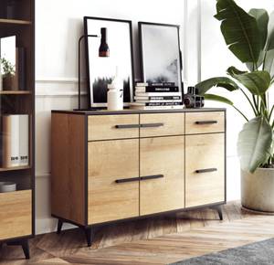 Sideboard FRIDA Braun - Holzwerkstoff - 135 x 86 x 40 cm