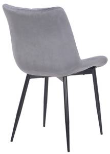 Chaise de salle à manger Rahden Lot de 2 Gris