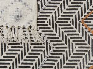 Couverture PRODATUR Beige - Noir - Jaune - Fibres naturelles - 130 x 1 x 180 cm