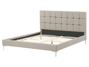 Doppelbett AMBERT Grau - Taupe - Breite: 168 cm