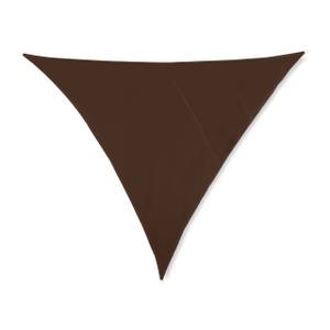 Voile d'ombrage triangle marron 500 x 430 cm