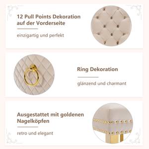 Esszimmerstuhl VELVDiana (6er Set) Beige - 6er Set