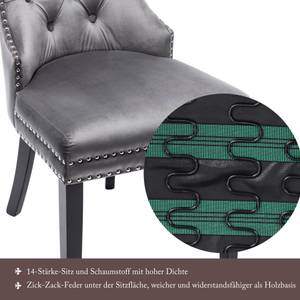 Chaise de salle à manger Vesta Ⅳ Gris - Ardoise