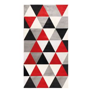 Tapis GEO SCANDI Rouge - 150 x 80 x 80 cm