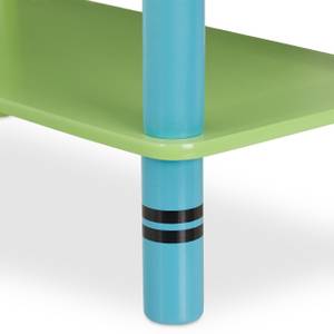 Étagère pour enfants 3 surfaces Bleu - Vert - Rouge - Bois manufacturé - 48 x 70 x 24 cm