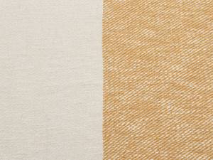 Couverture SALME Beige - Orange - Fibres naturelles - 130 x 1 x 170 cm