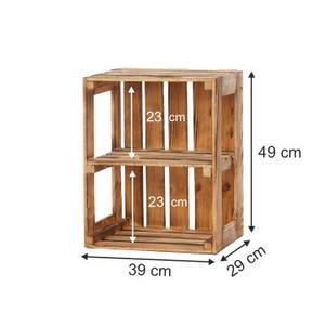 Holzkiste, Aufbewahrungskiste FLAME Anzahl Teile im Set: 1