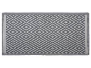 Tapis d'extérieur SIKAR Gris - Gris lumineux - Blanc - 150 x 90 x 90 cm