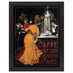 Bilderrahmen Poster Caffé Espresso Schwarz