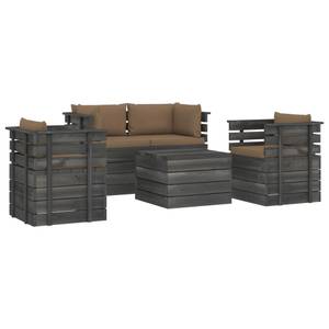 Garten-Lounge-Set (5-teilig) 3005334 Taupe