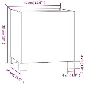 Jardinière 3028121 30 x 33 x 32 cm - Nombre de pièces dans le lot : 1